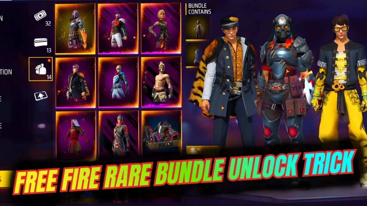 Free Fire Rare Bundle Unlock Trick